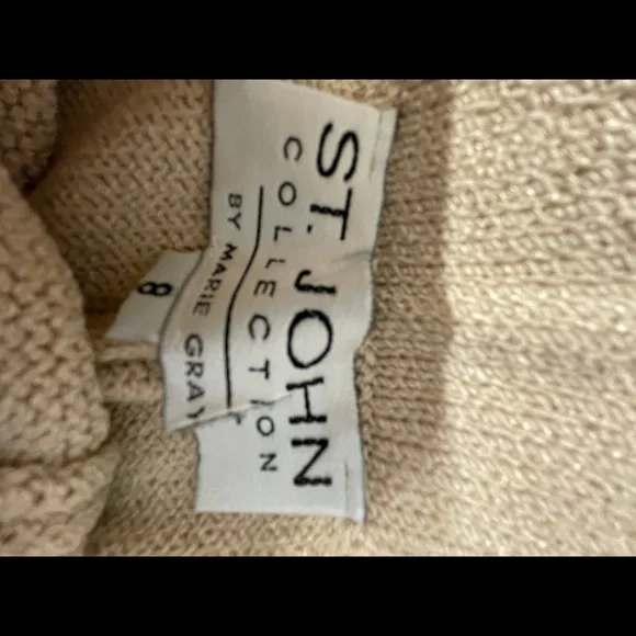 St. John 2 Piece Set Santana Knit top Sz M Pants Sz 8